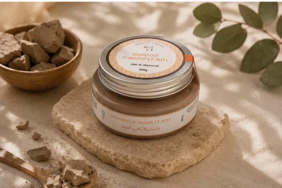 Ghassoul à l'Argan & Miel